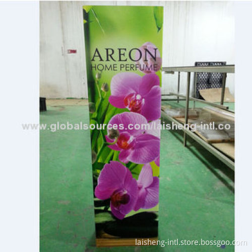 Acrylic perfume display rack with four shelves